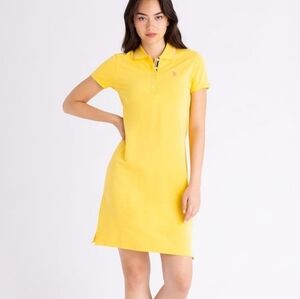 U.S. Polo Assn. Yellow Polo Dress